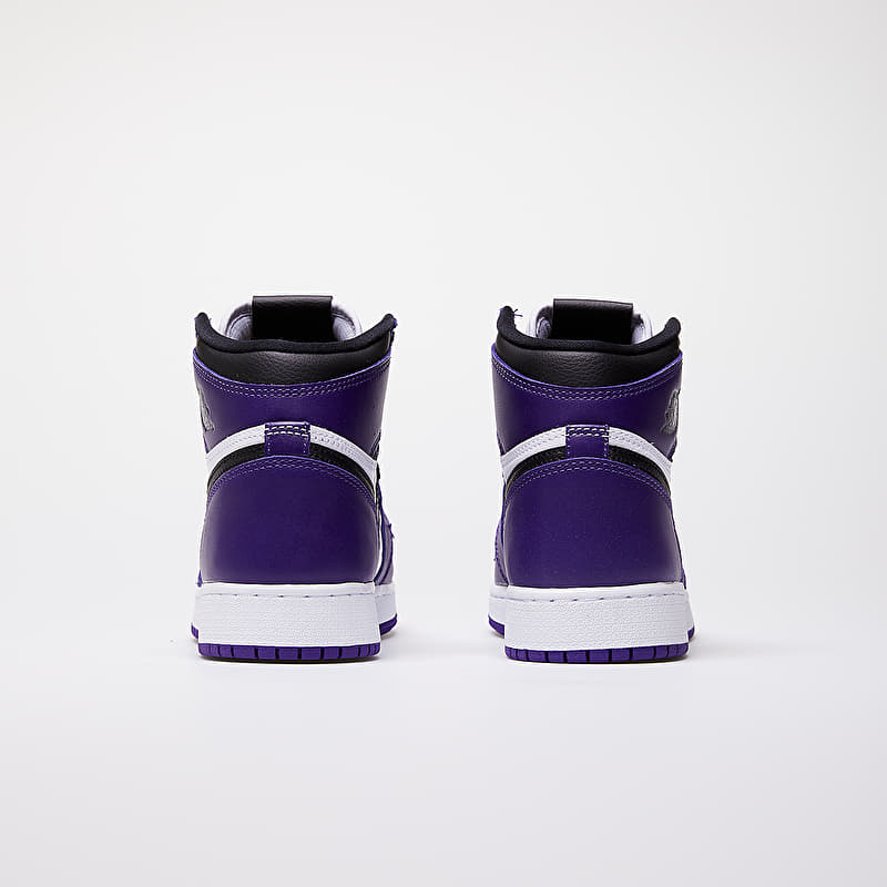 Jordan Air 1 Retro High OG GS Court Purple/ Black-White | Footshop