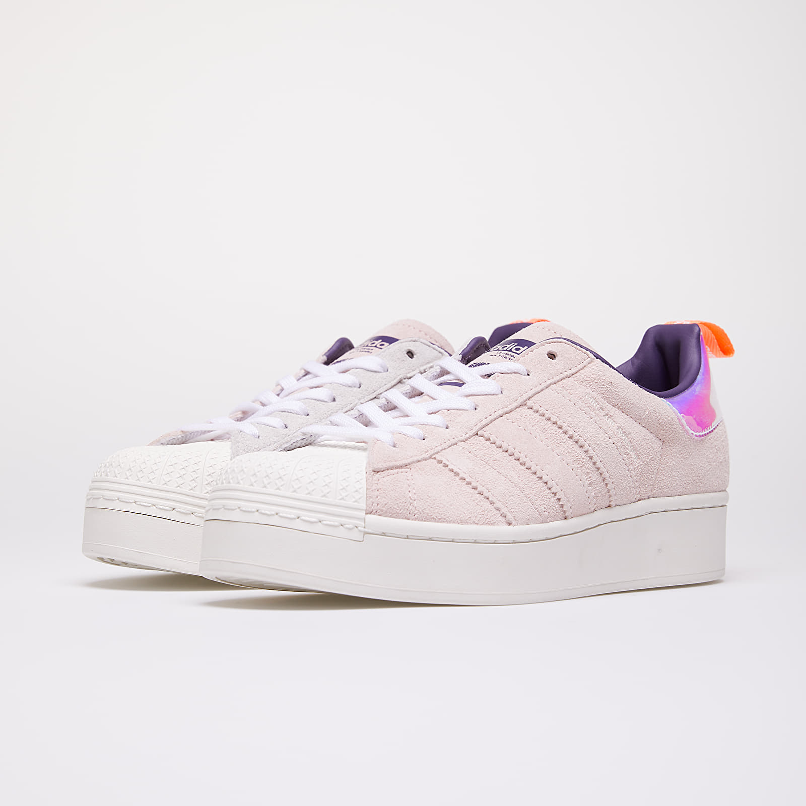 Women s shoes adidas Superstar Plateau W Ftwr White Signal Coral