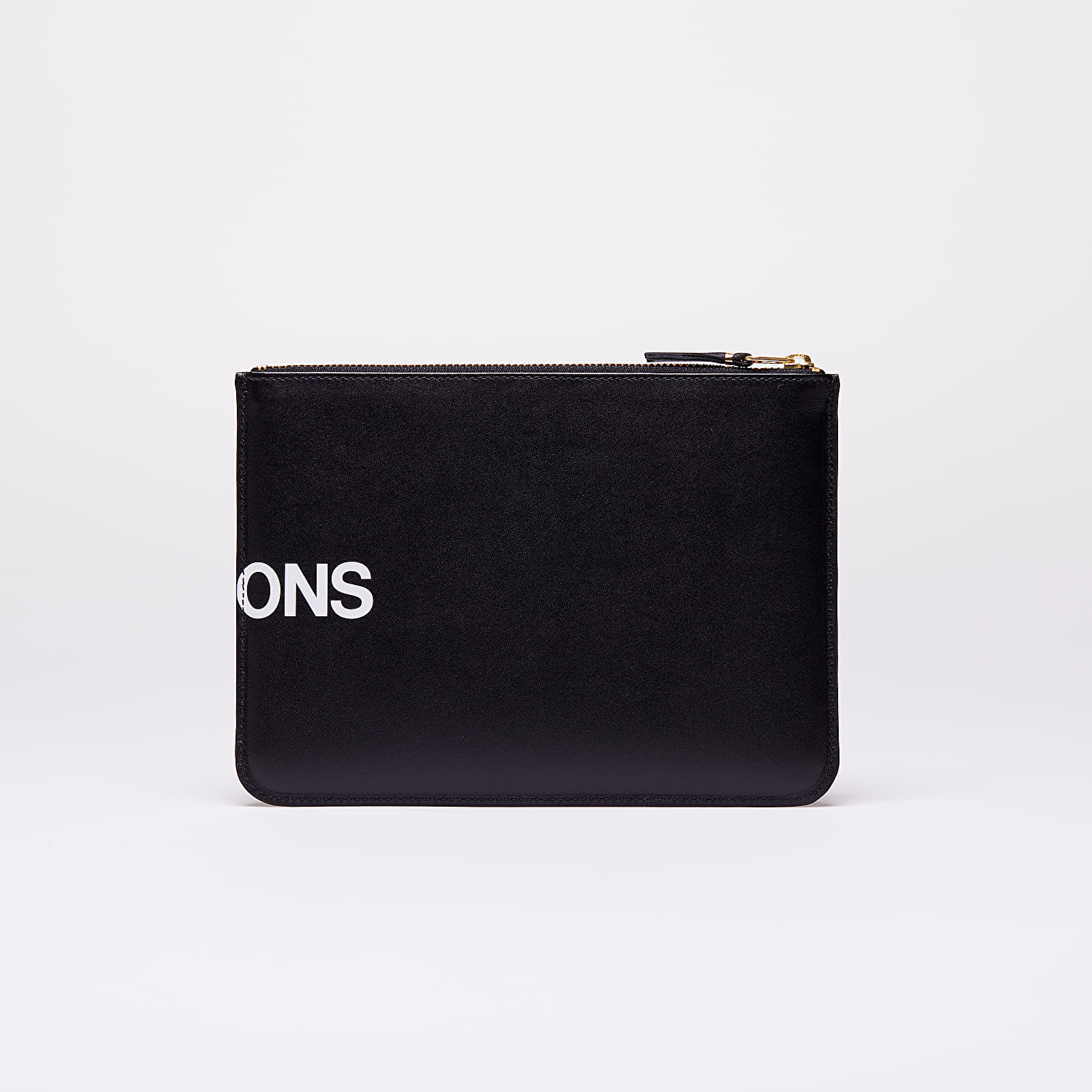 Portofele Comme des Garçons Huge Logo Wallet Black