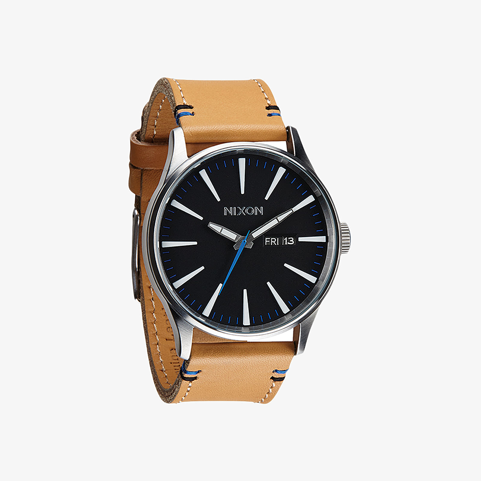 Relojes Nixon Sentry Leather Watch Natural/ Black