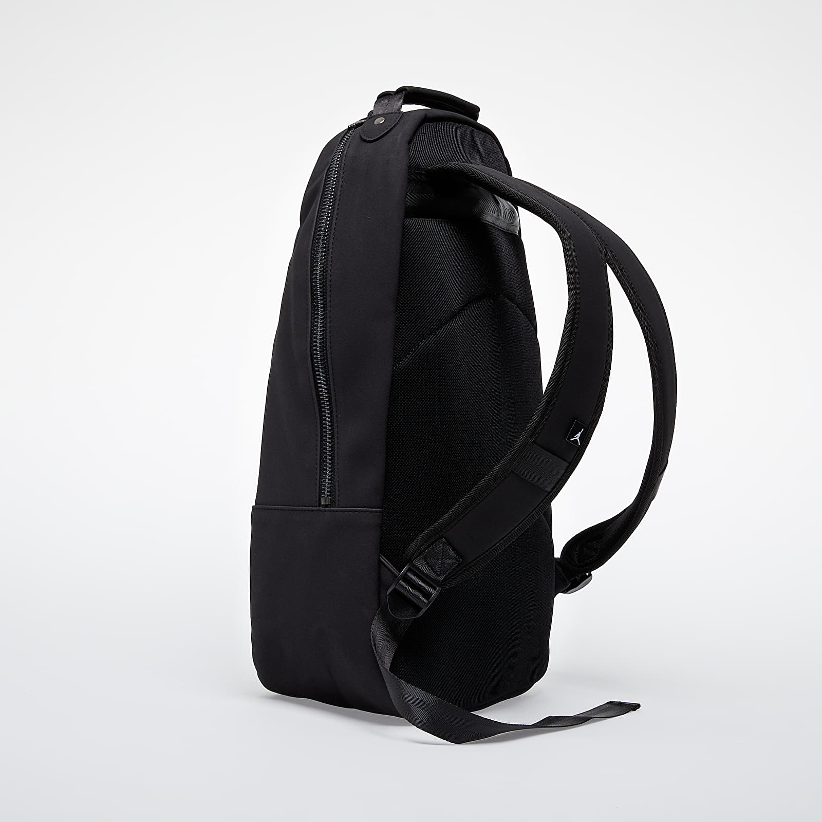 Black suede backpack sale