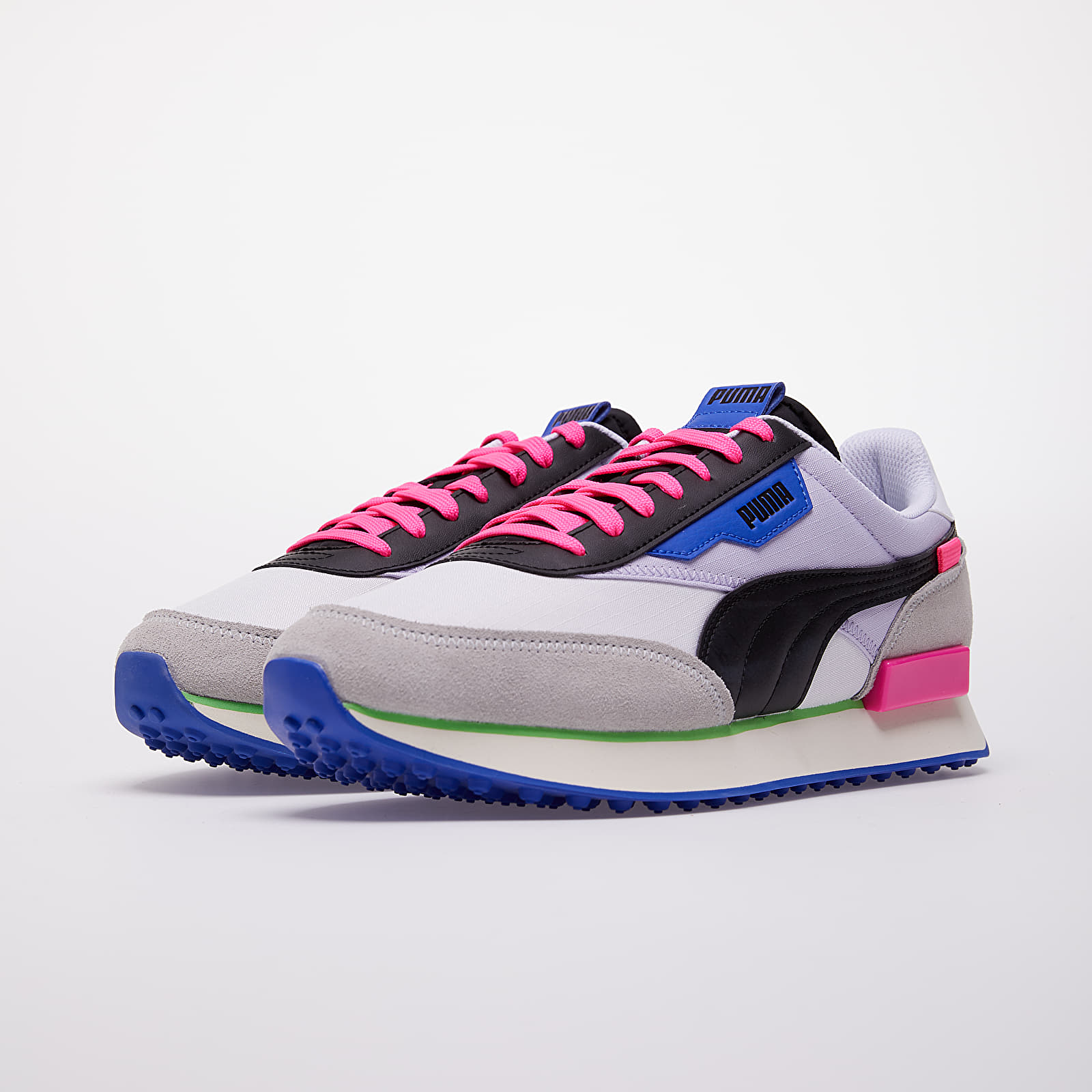 Men s shoes Puma Future Rider Play On Puma White Gray Violet Footshop