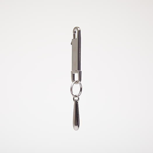 Rick Owens Label Large Teardrop Keychain Metal Silver | Footshop