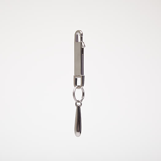 小物 Rick Owens Hollywood Teardrop Keychain Rick Owens Label Large Teardrop Keychain Metal Silver | Footshop