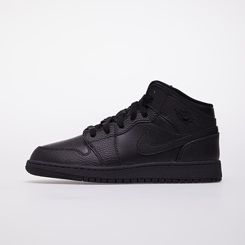 Jordan Air 1 Mid (GS) Black/ Black-Black