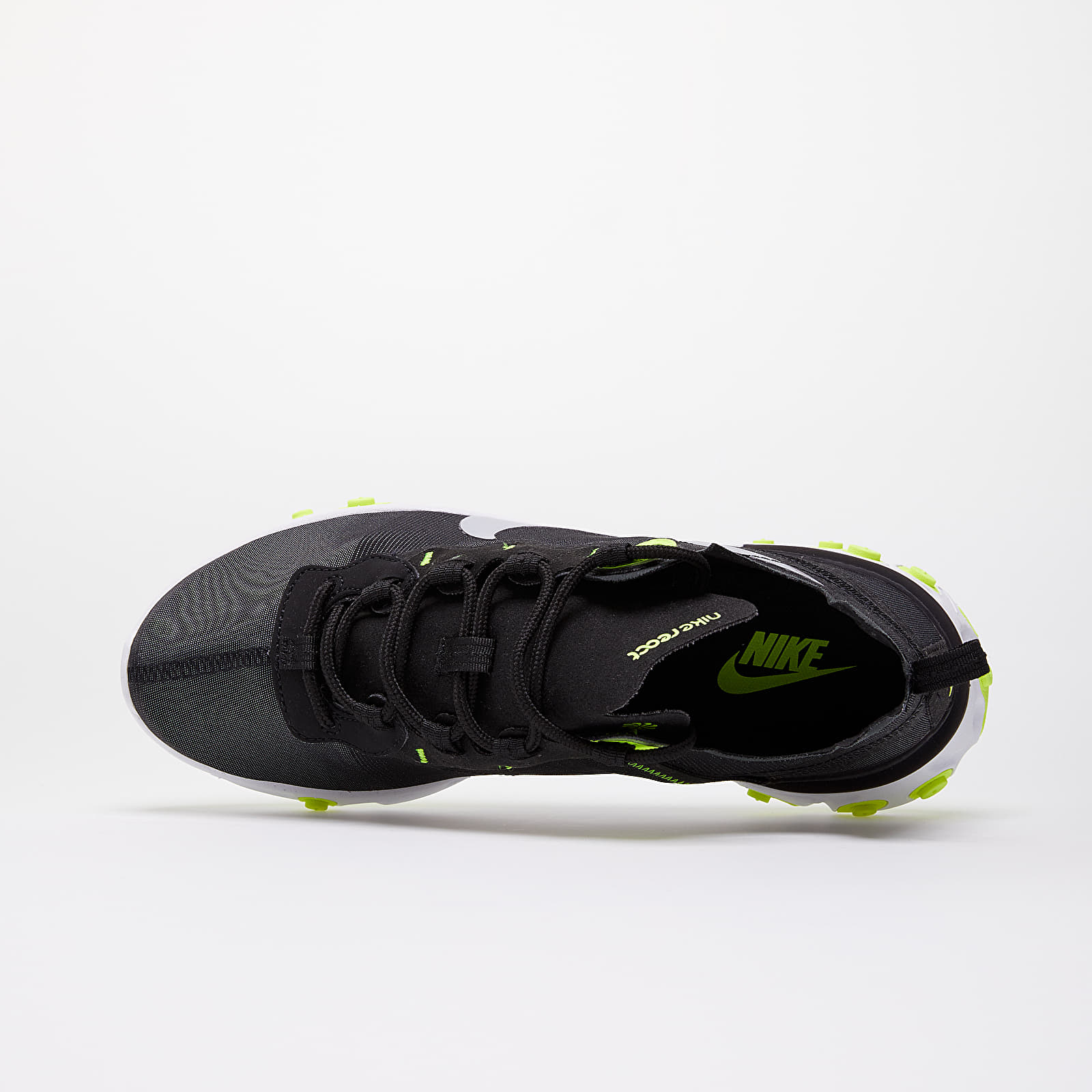 Dámské tenisky a boty Nike React Element 55 Wmns Black/ Wolf Grey-Volt-Cool Grey