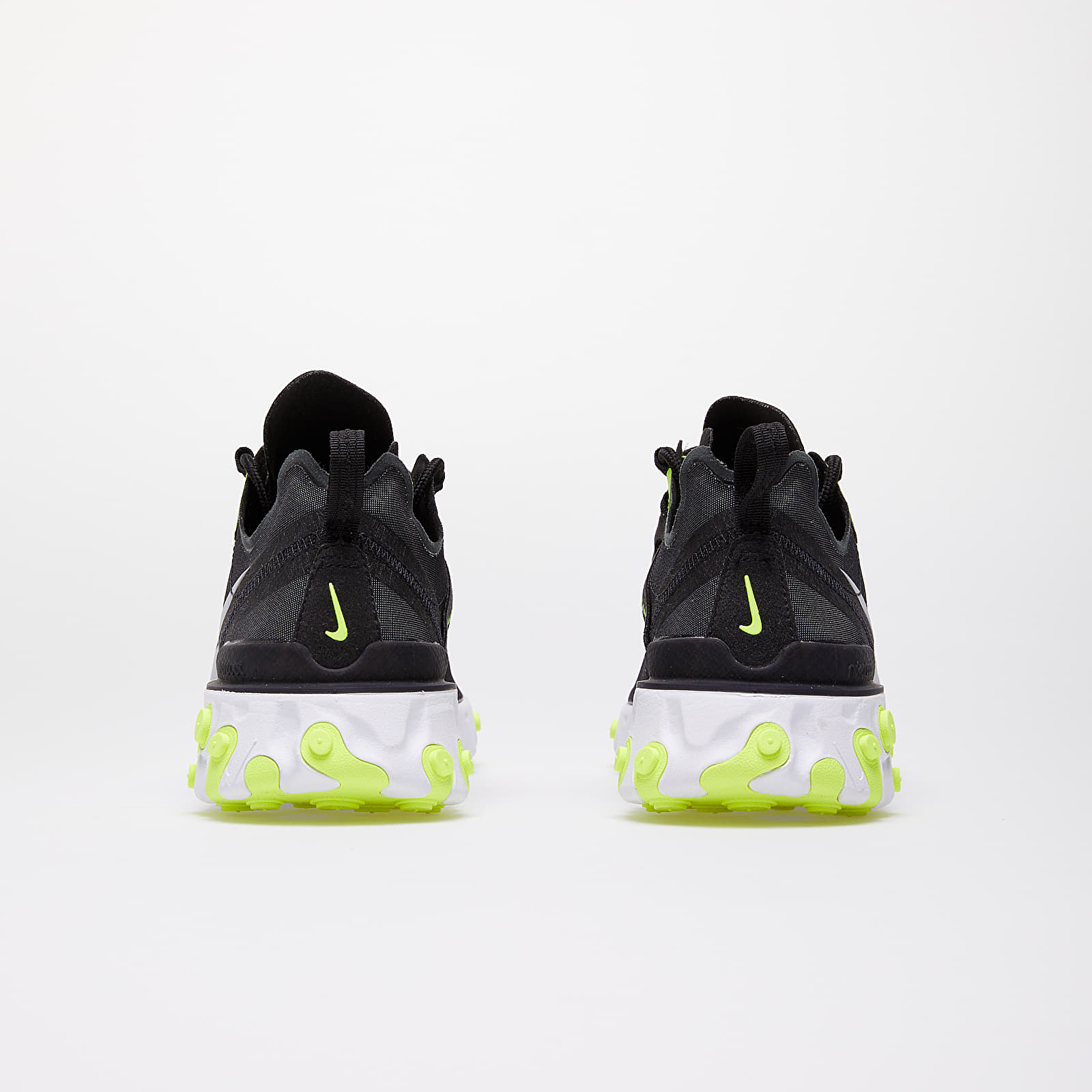 Dámské tenisky a boty Nike React Element 55 Wmns Black/ Wolf Grey-Volt-Cool Grey