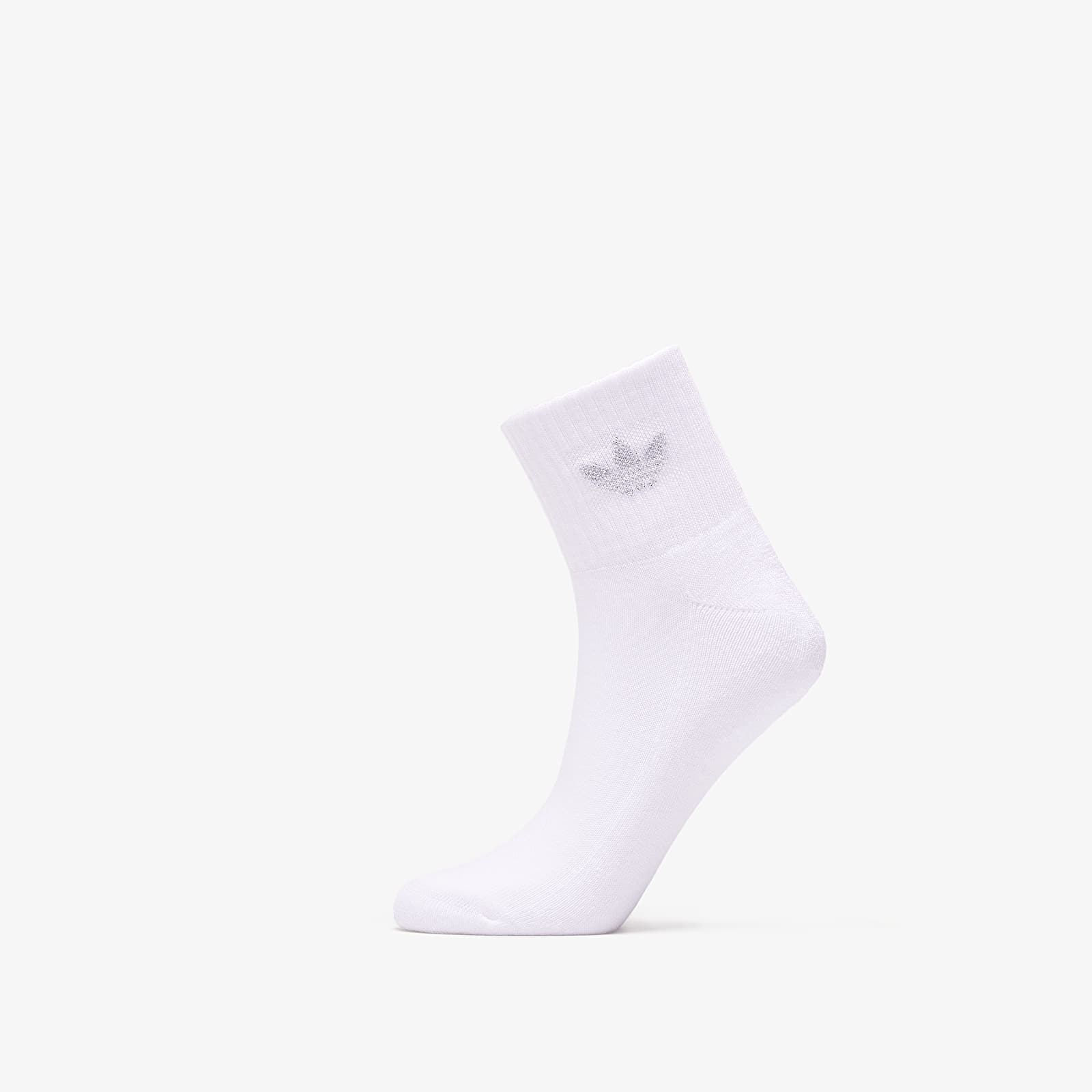 Ponožky adidas 3 Pack Mid Cut Crew Socks White