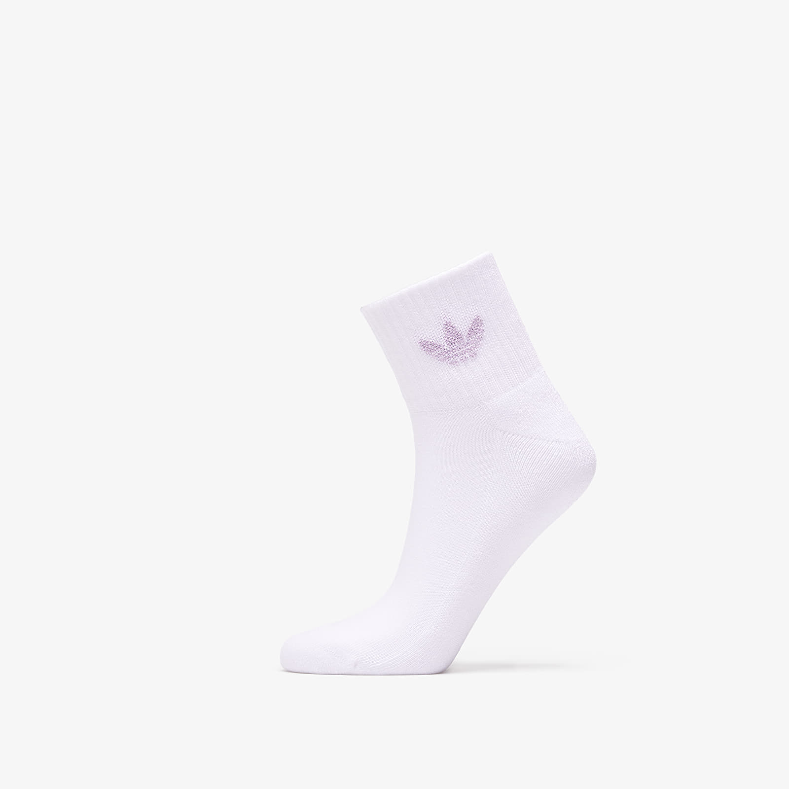 Ponožky adidas 3 Pack Mid Cut Crew Socks White