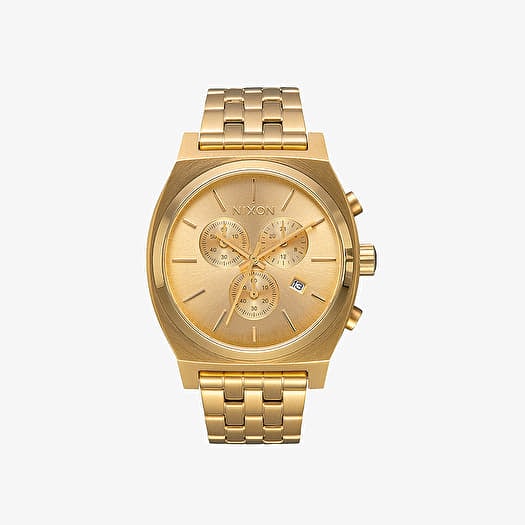 Watches Nixon Time Teller Chrono Watch All Gold Footshop
