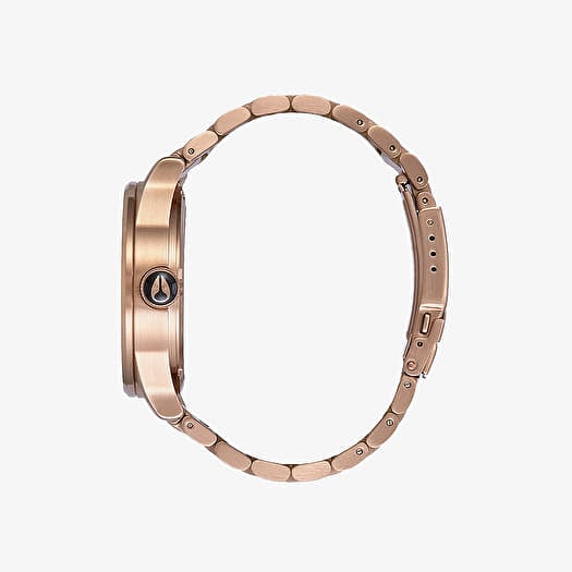 Watches Nixon Sentry SS Watch All Rose Gold Black Footshop