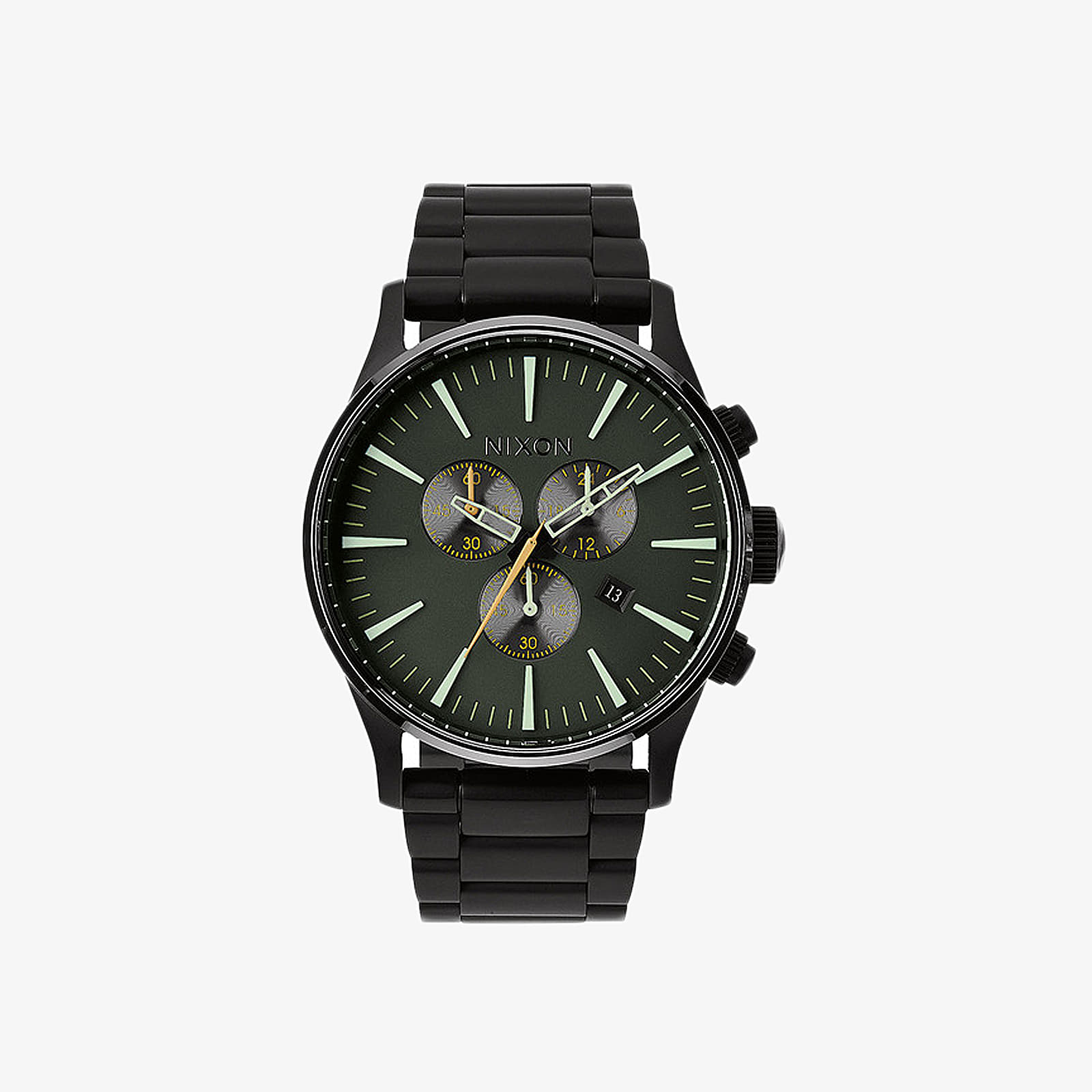 Armbanduhren Nixon Sentry Chrono Watch Matte Black/ Surplus