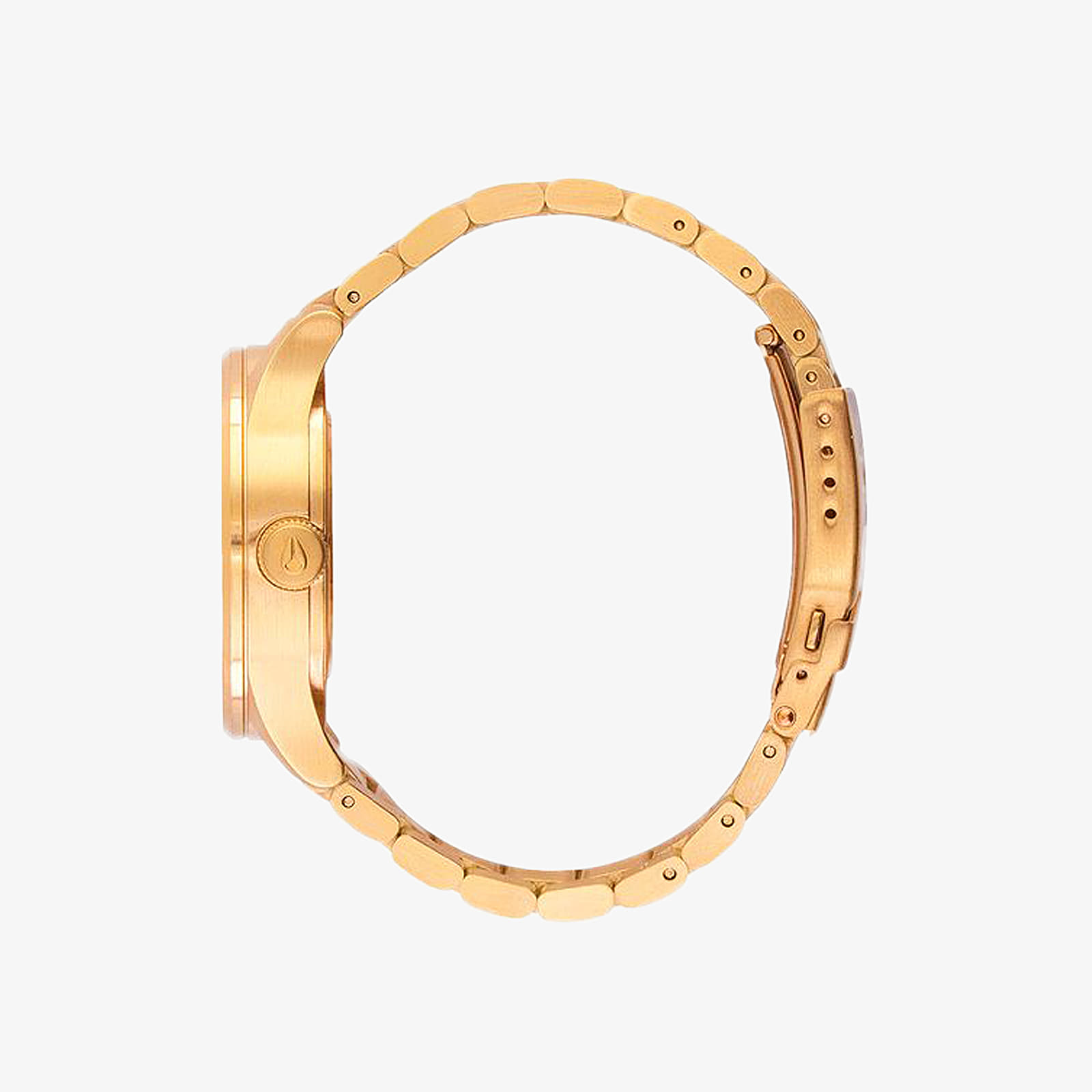 Watches Nixon Sentry 38 SS Watch All Gold/ White Sunray