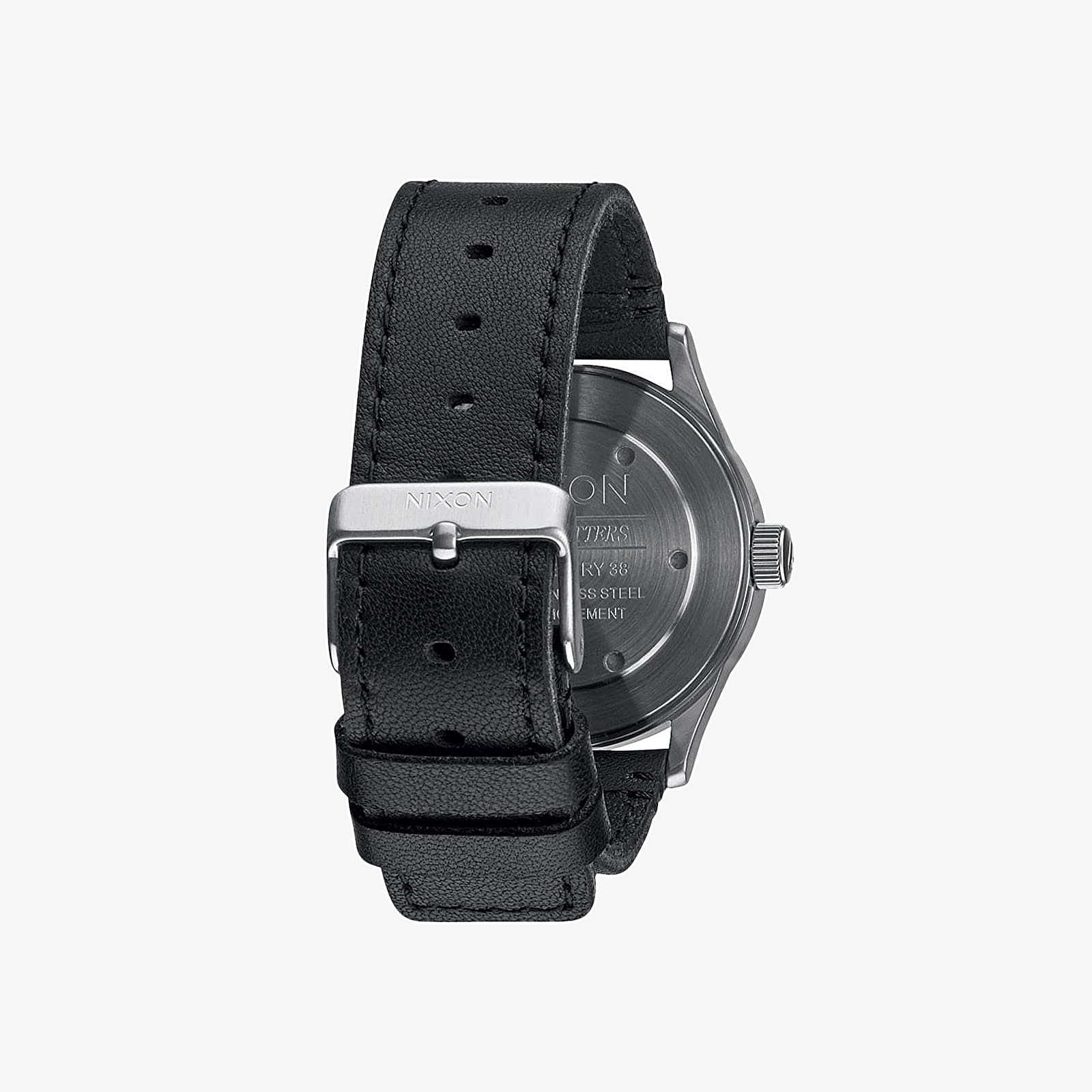 Watches Nixon Sentry 38 Leather Watch Black