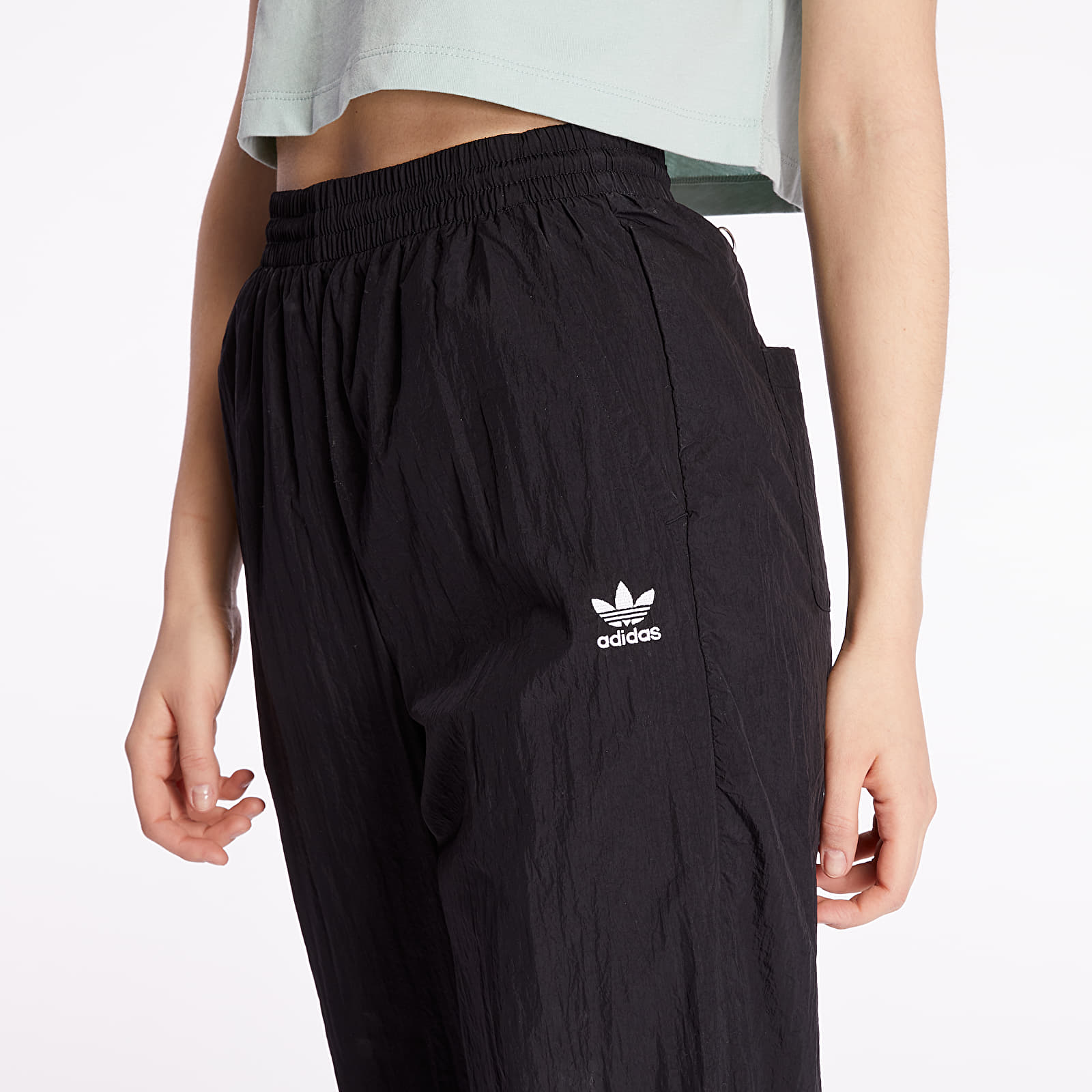 Pantaloni adidas Large Logo Track Pants Black/ White