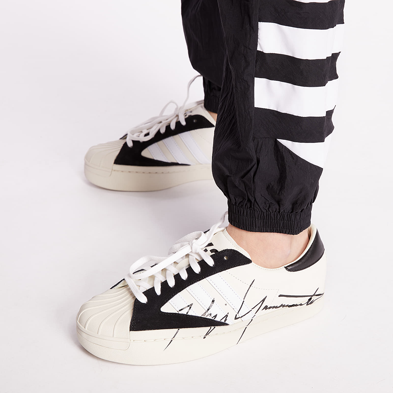 Pantaloni adidas Large Logo Track Pants Black/ White