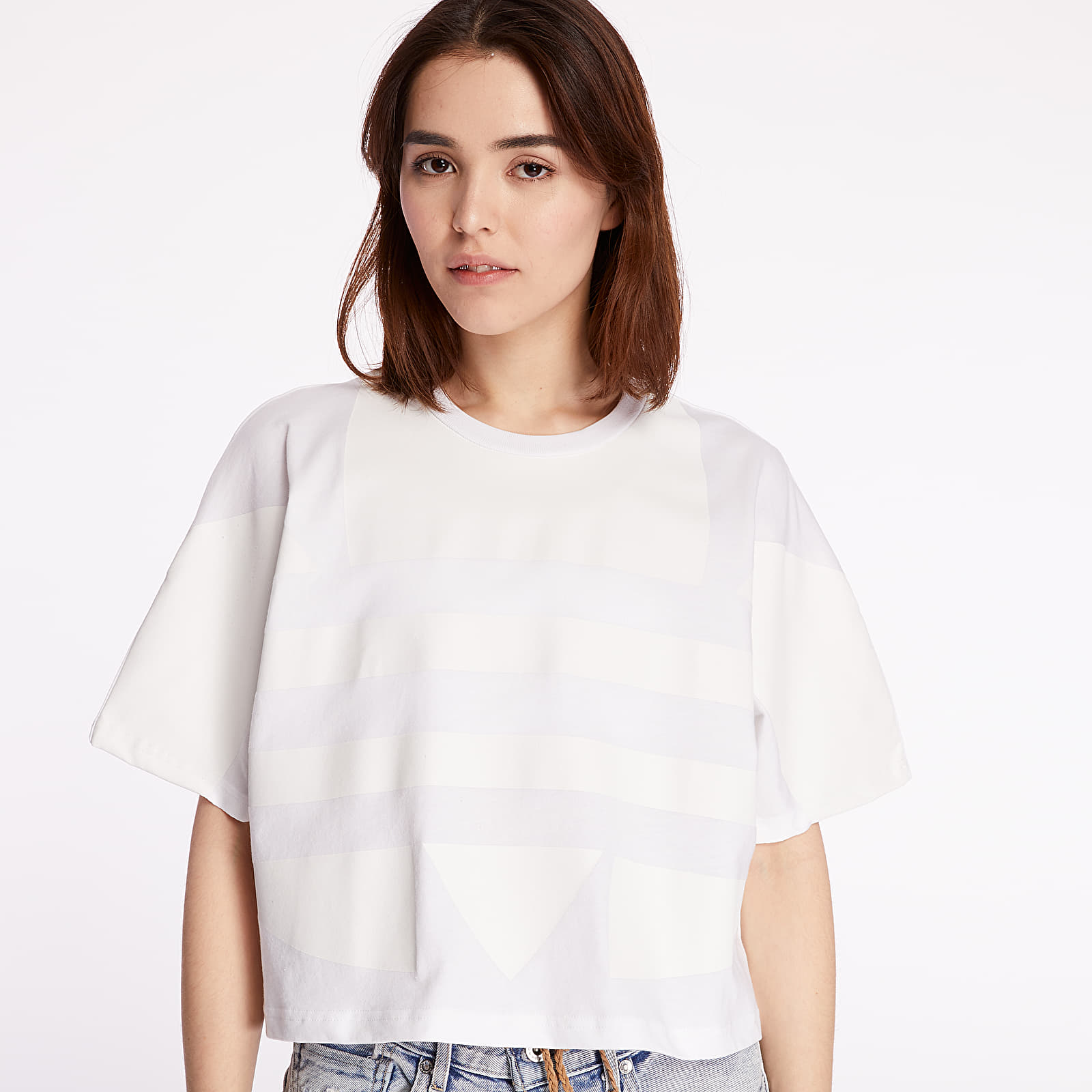 Tričká adidas Large Logo Tee White/ Core White