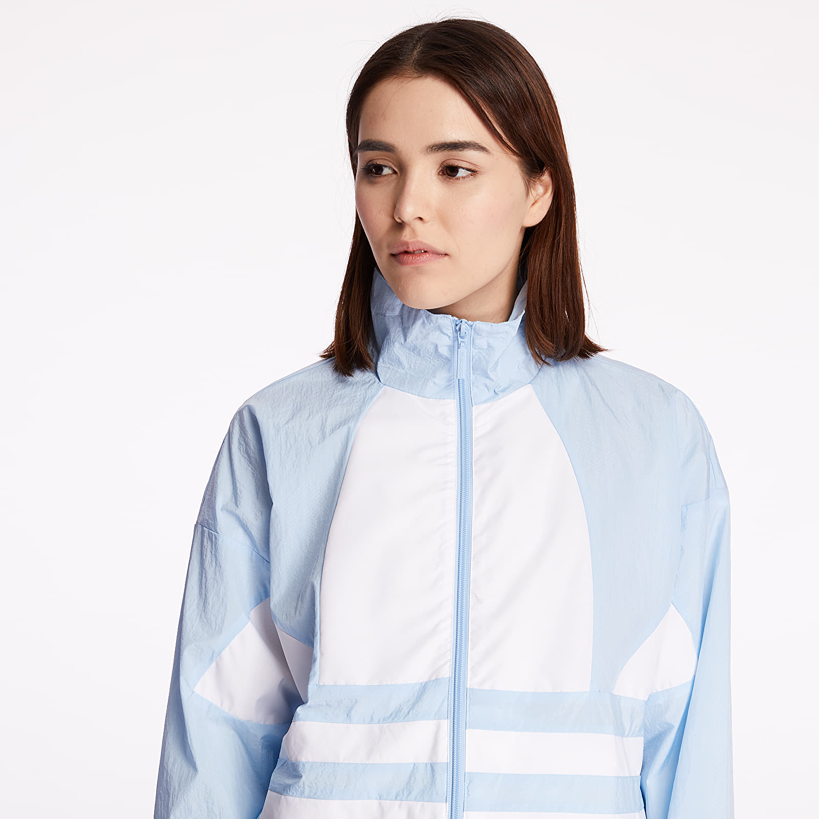Jackets adidas Large Logo Track Jacket Clear Sky White Footshop