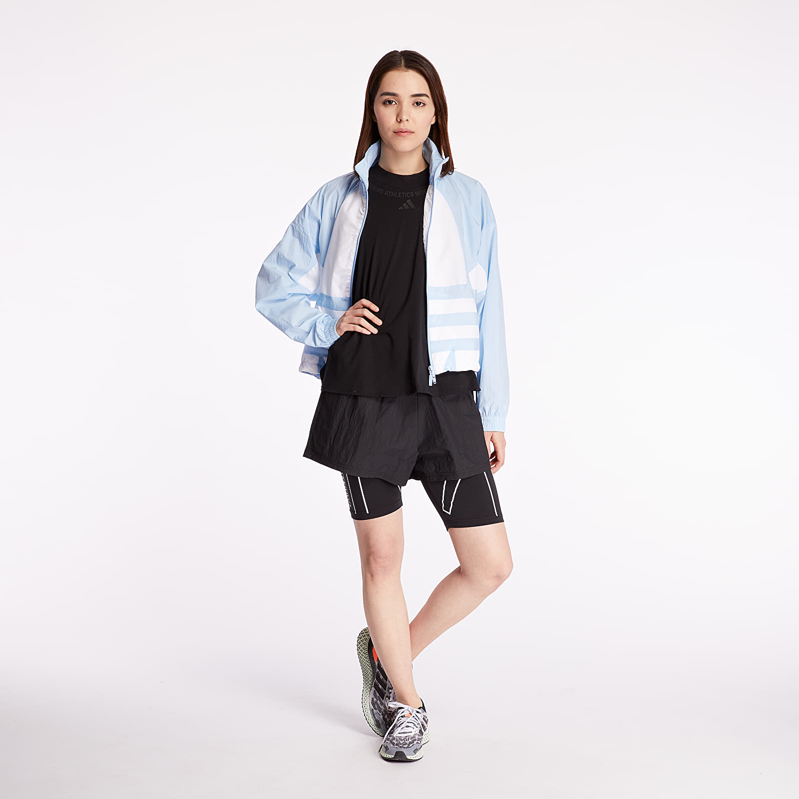 Jackets adidas Large Logo Track Jacket Clear Sky White Footshop