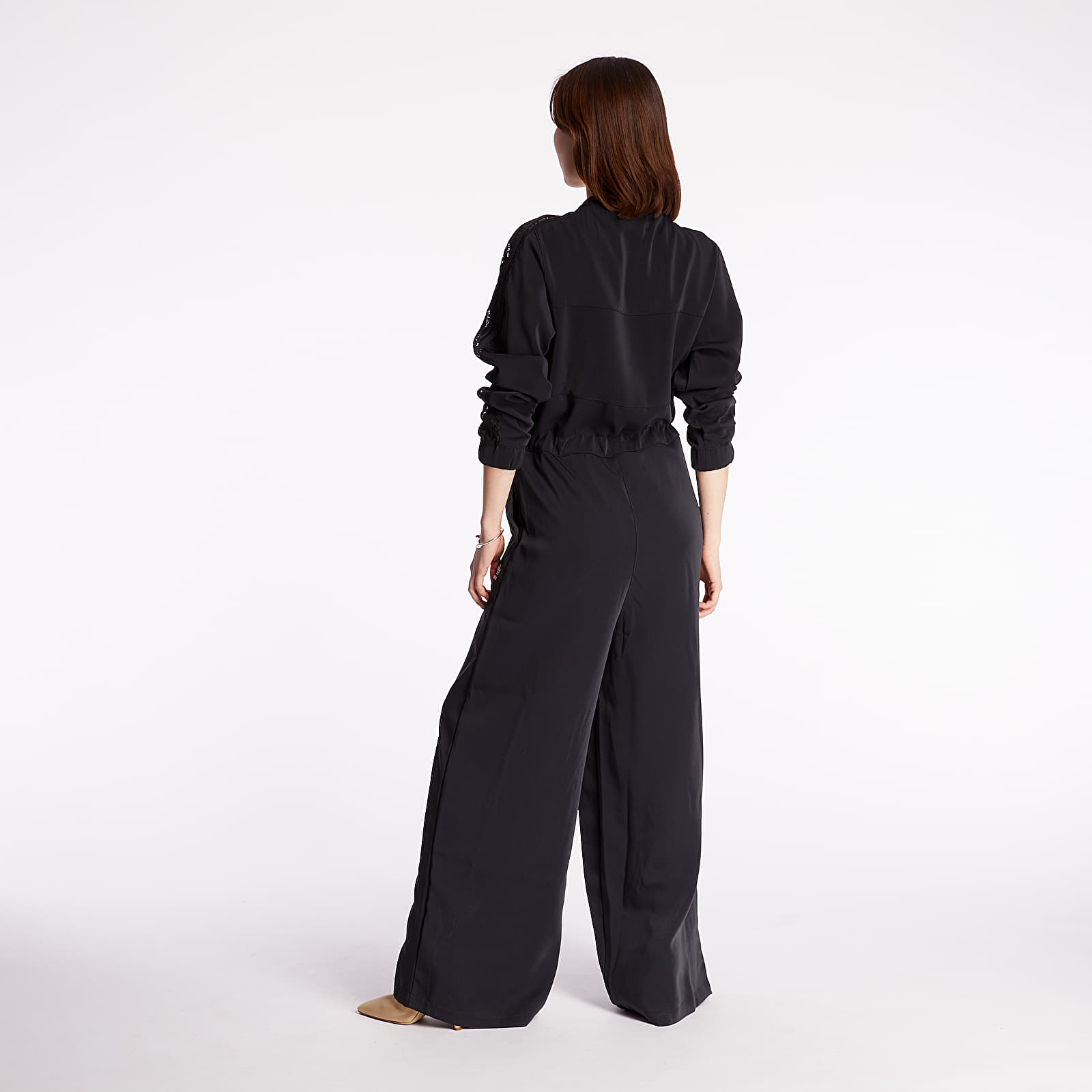 Mikiny adidas Lace Jumpsuit Black