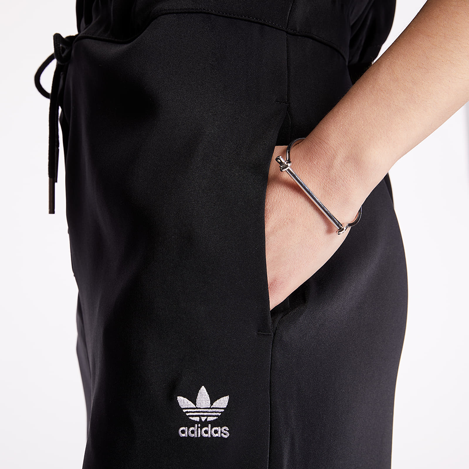 Mikiny adidas Lace Jumpsuit Black