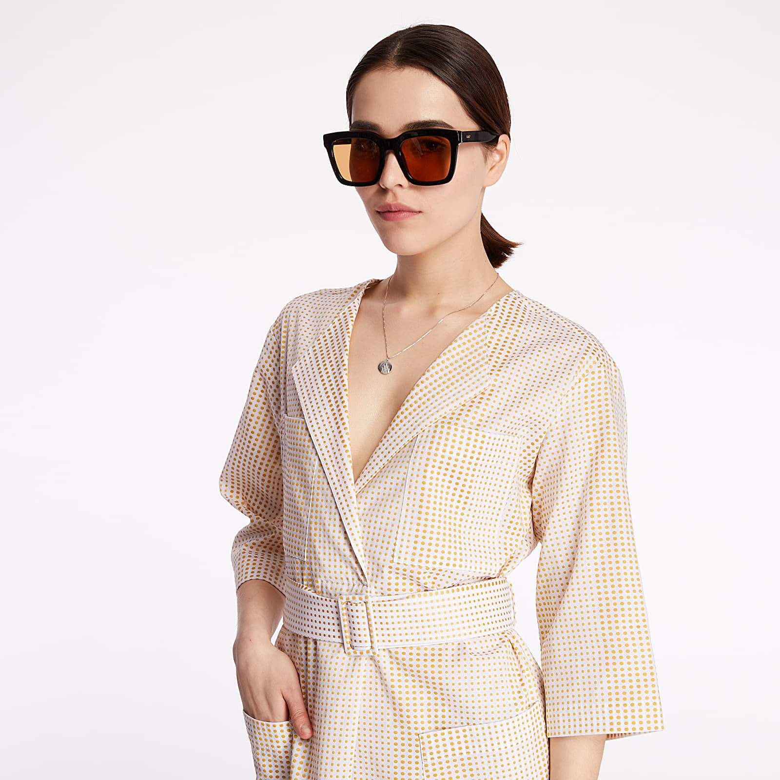 Sukienki Pietro Filipi Lady's Caftan Dress Beige