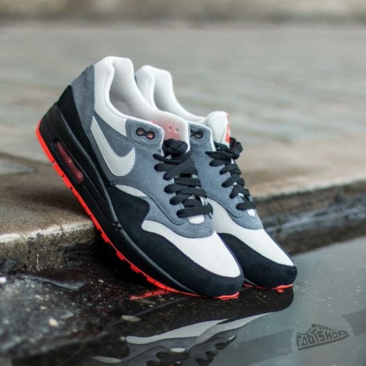 Men s shoes Nike Air Max 1 LTR Granite Granite Dark Grey Black Footshop