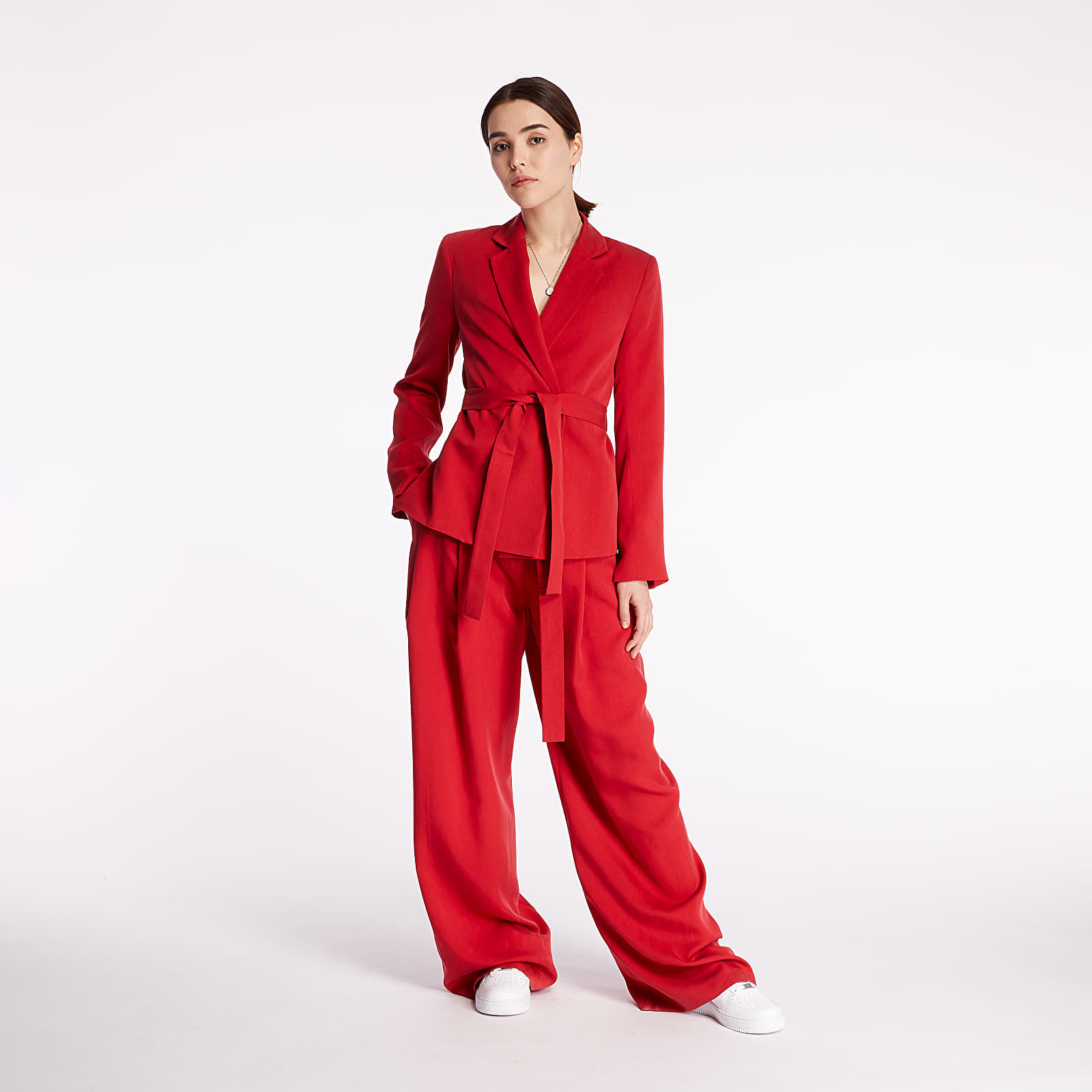 Płaszcze Pietro Filipi Lady's Jacket Bright Red