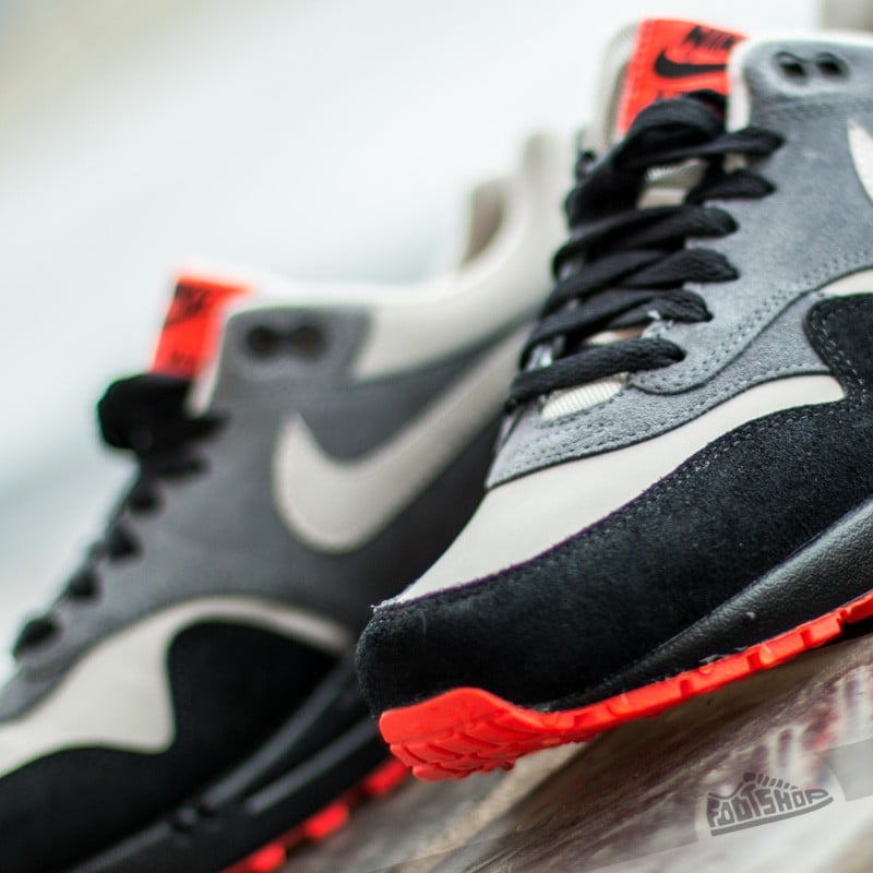 Încălțăminte și sneakerși pentru bărbați Nike Air Max 1 LTR Granite/ Granite- Dark Grey- Black