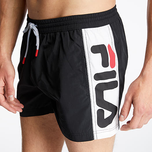 Costume da bagno FILA Safi Swim Shorts Black/ Bright White Footshop