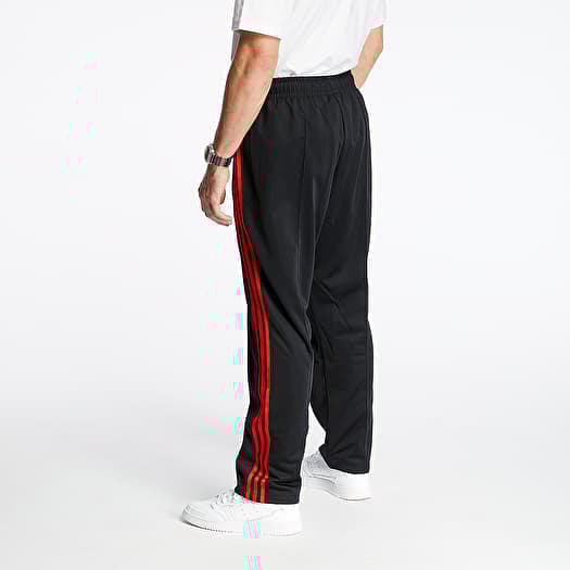 adidas Superstar Original Track Pants Black Red Footshop