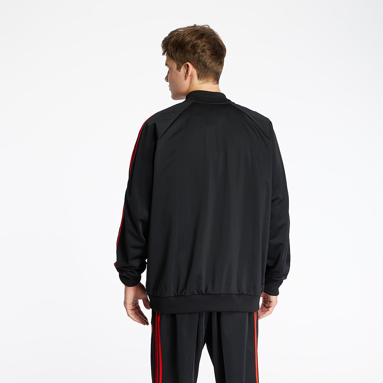 Men's Clothing adidas Superstar Original Tracktop Black/ Red