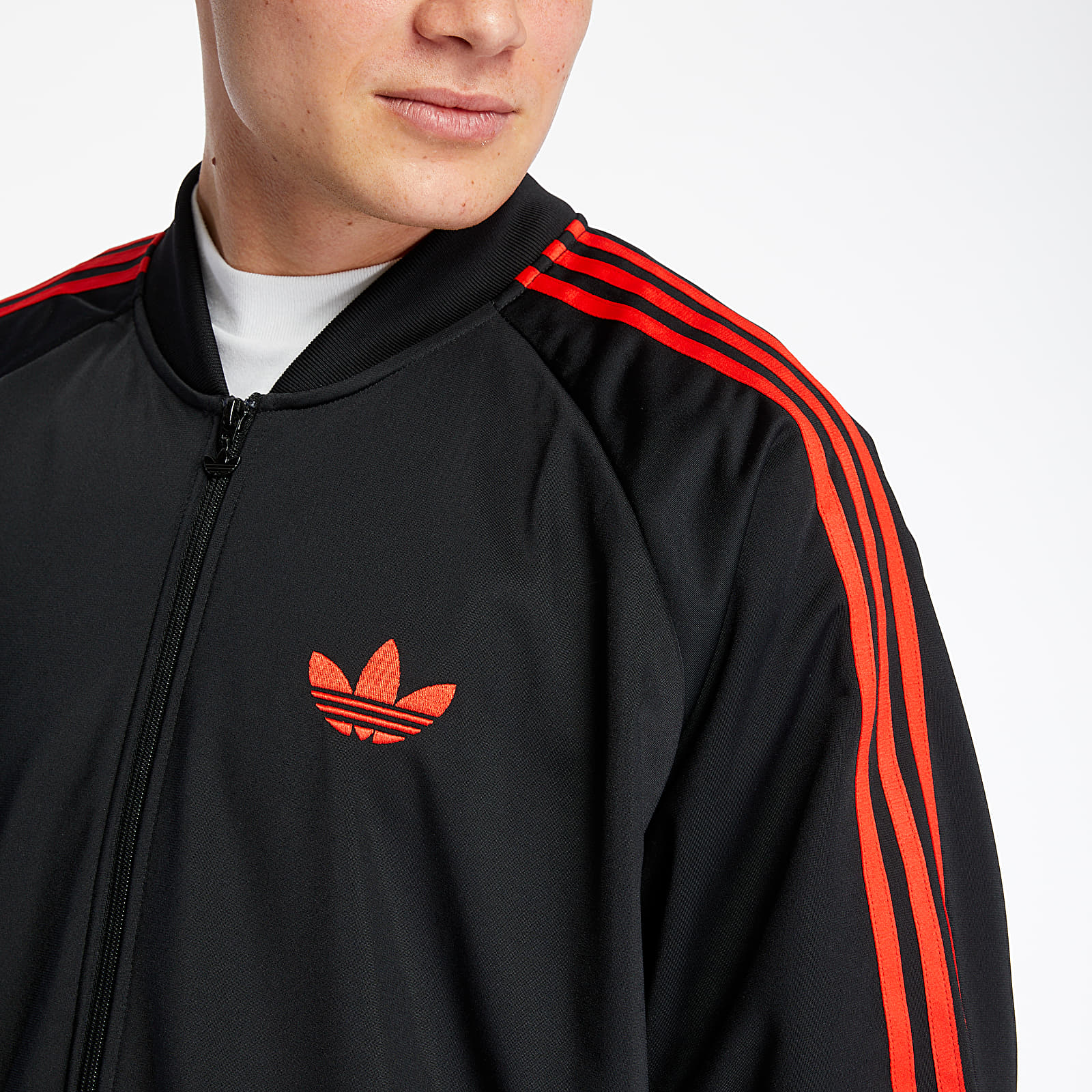 Superstar jacket black red outlet