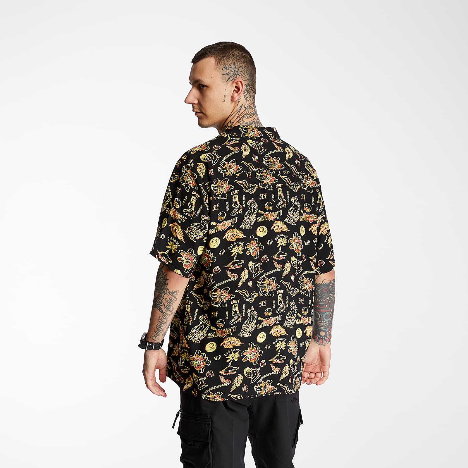 Shirts Carhartt WIP Paradise Shirt Paradise Print/ Yellow