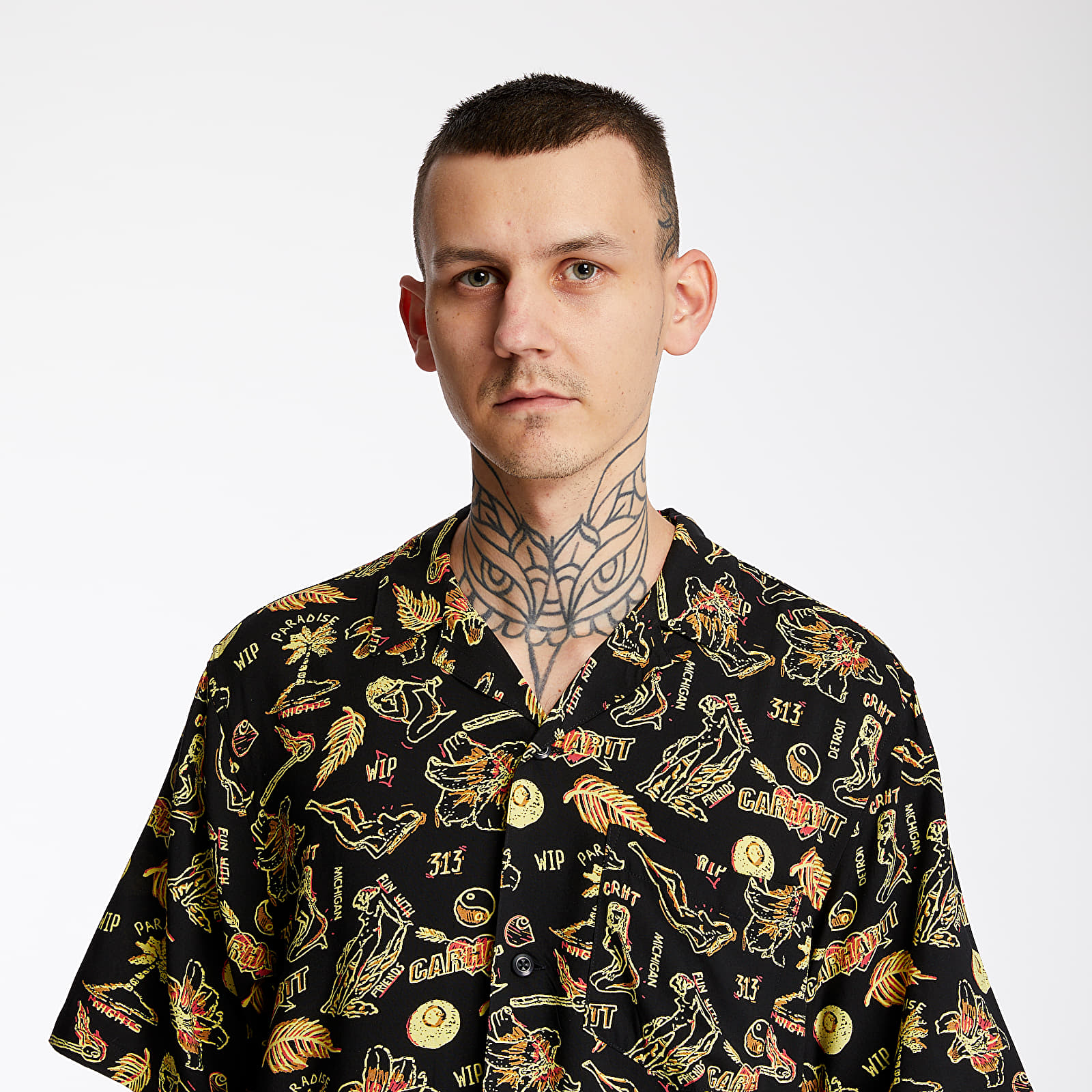 Shirts Carhartt WIP Paradise Shirt Paradise Print/ Yellow