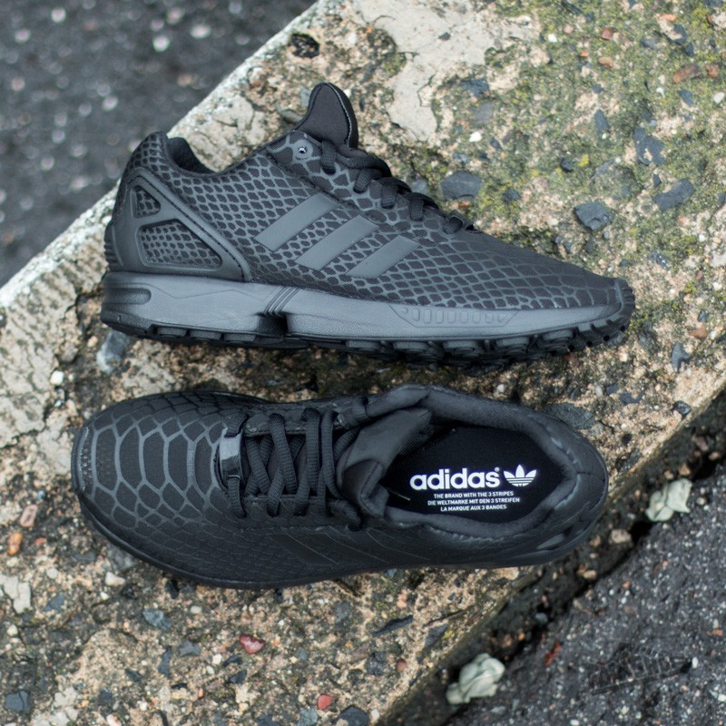 adidas ZX Flux Techfit Core Black/ Core Black | Footshop