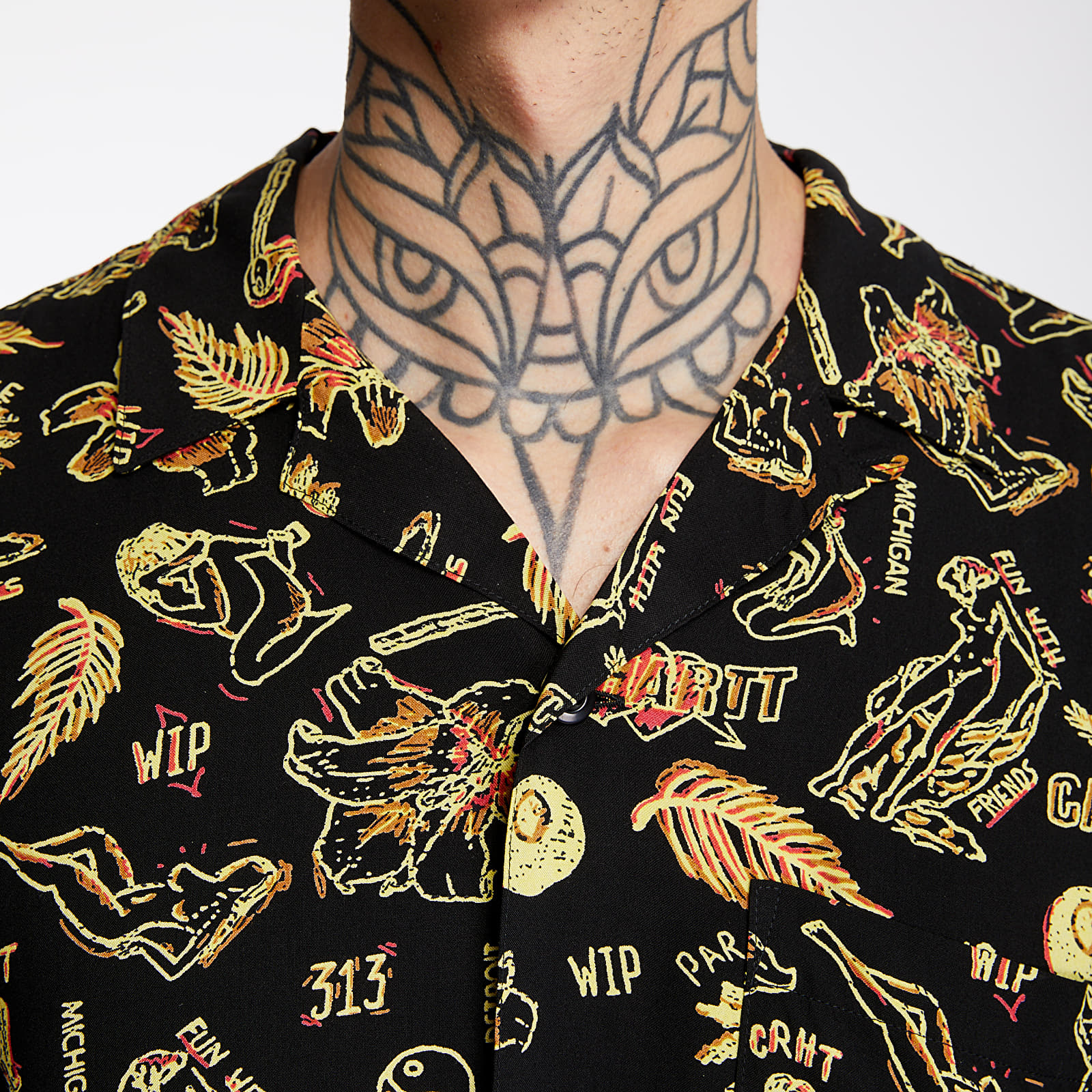 Shirts Carhartt WIP Paradise Shirt Paradise Print/ Yellow