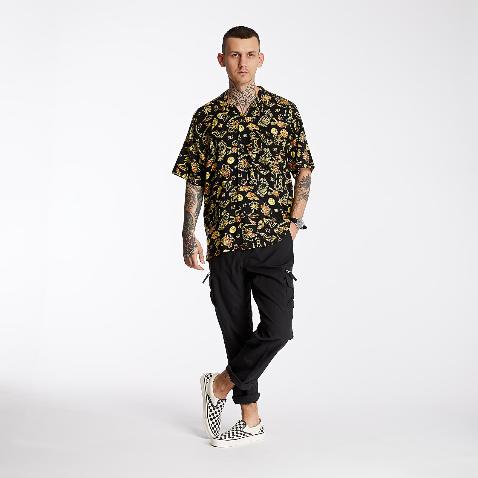 Shirts Carhartt WIP Paradise Shirt Paradise Print/ Yellow