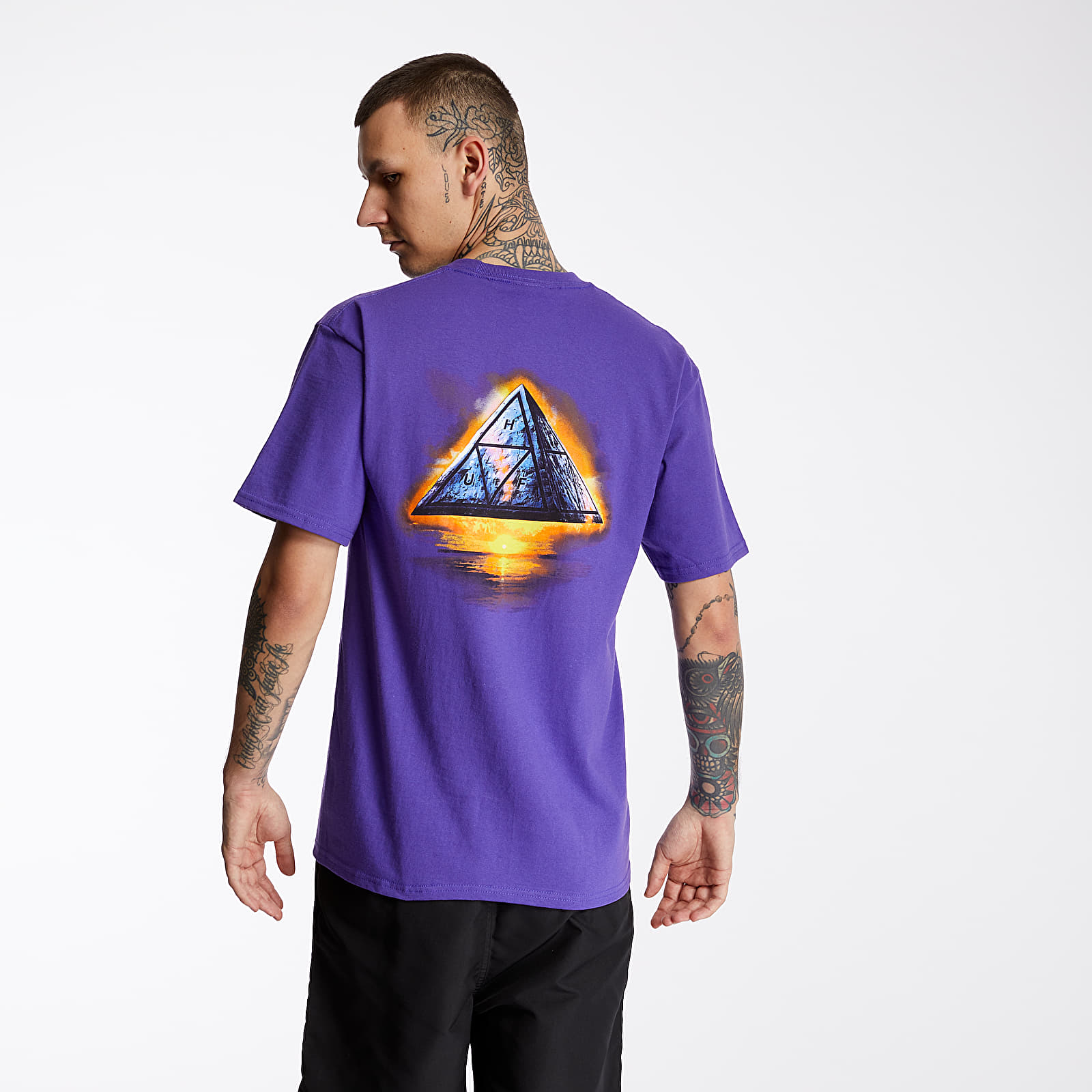 T-shirts HUF Ancient Aliens Tee Grape