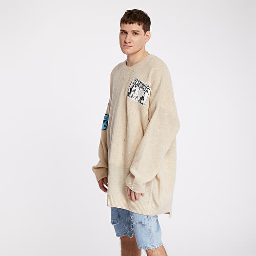 Sweaters RAF SIMONS Oversized Roundneck Sweater With Patches Footshop