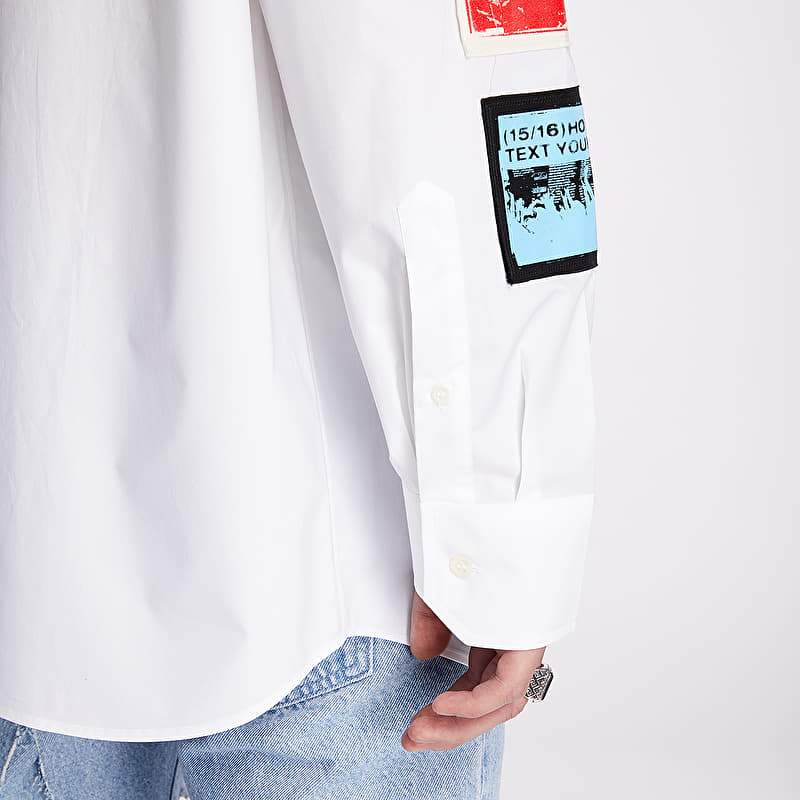 Shirts RAF SIMONS Oversized Shirt White (201-293-10000-00010