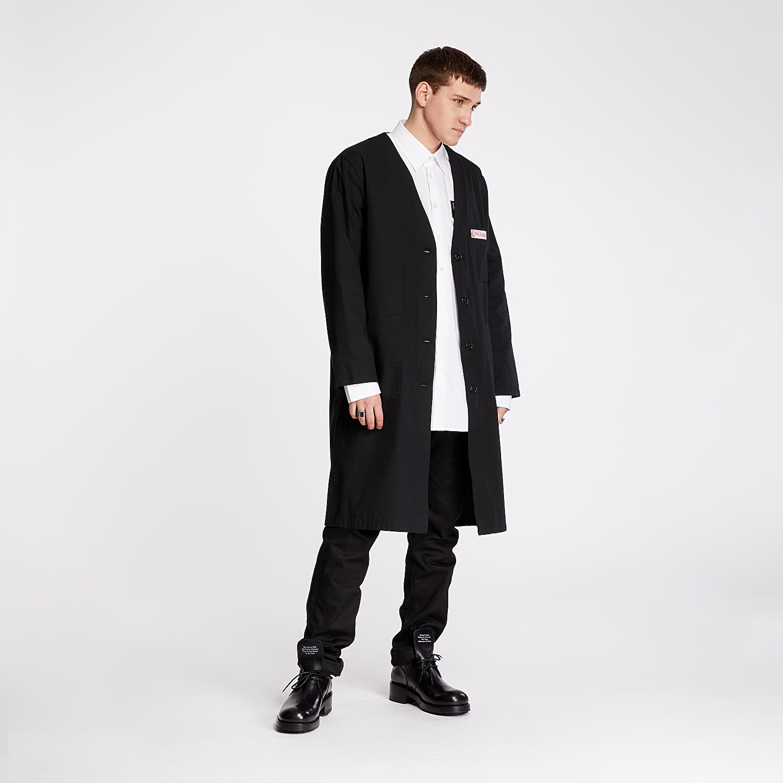 Coats RAF SIMONS Classic Labo Coat Black