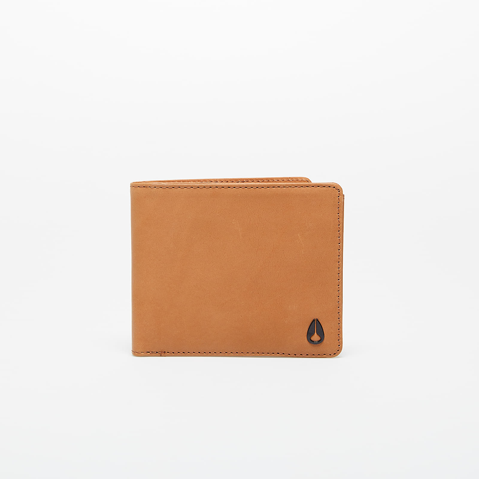 Portafogli Nixon Pass Leather Coin Saddle
