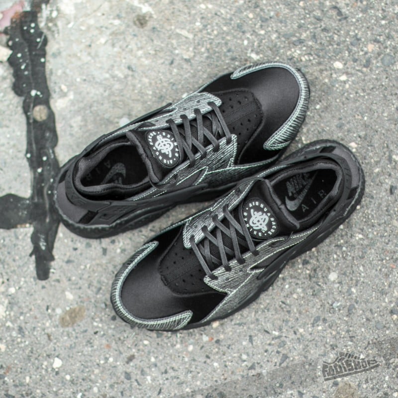 Sko til kvinder Nike Wmns Air Huarache Run Premium Metallic Hematite Pack Black/Metallic Silver