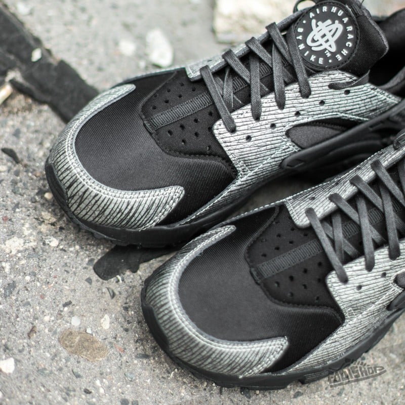 Sko til kvinder Nike Wmns Air Huarache Run Premium Metallic Hematite Pack Black/Metallic Silver
