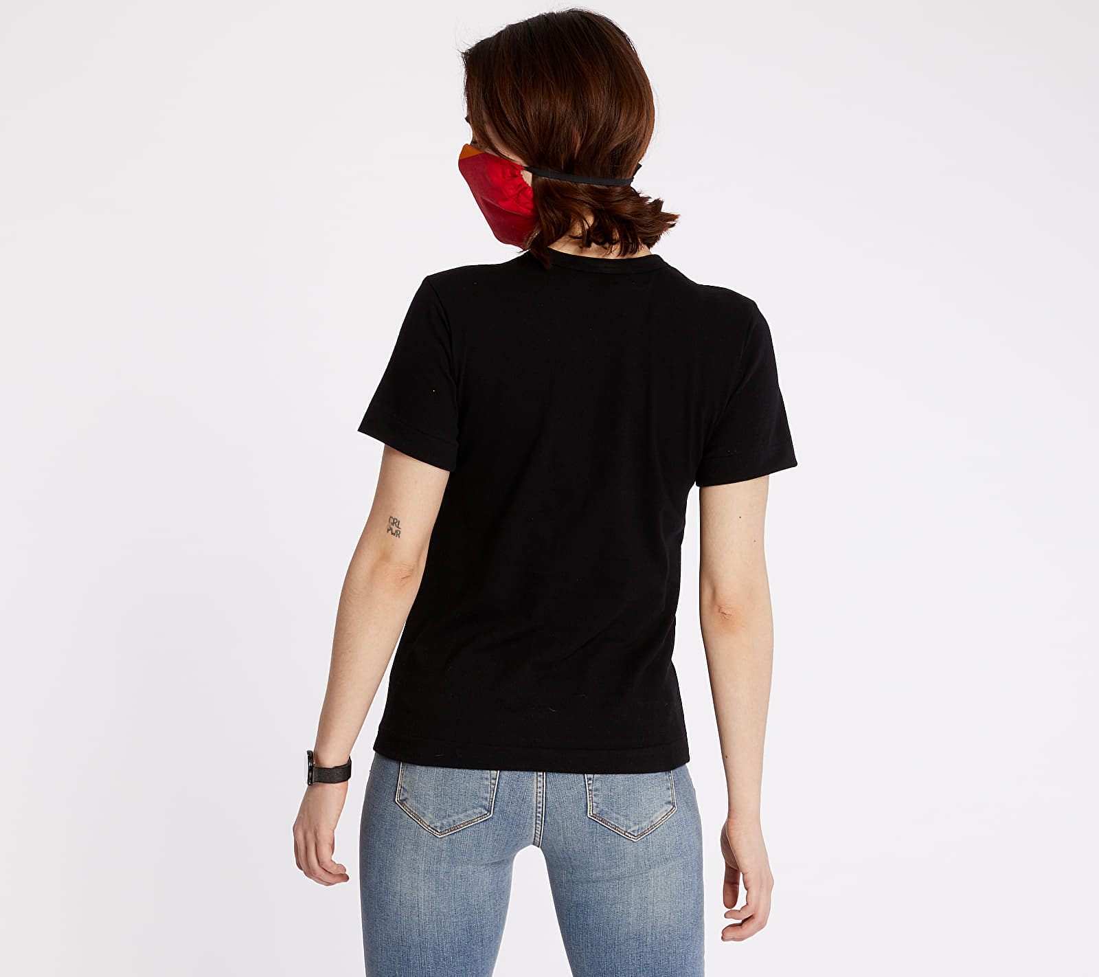 Tricou Comme des Garçons PLAY Tee Black - 1 | YEO