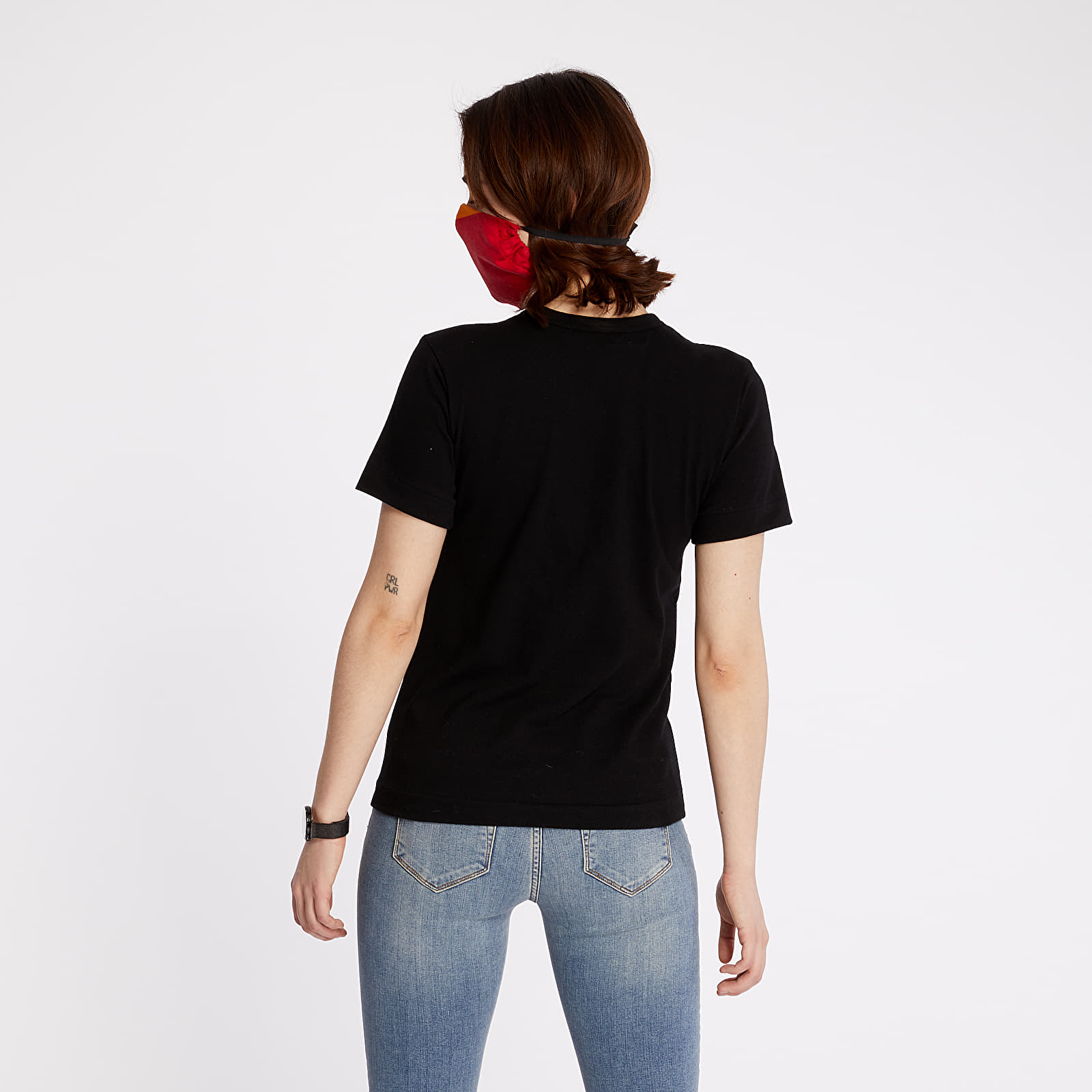 Trička Comme des Garçons PLAY Tee Black