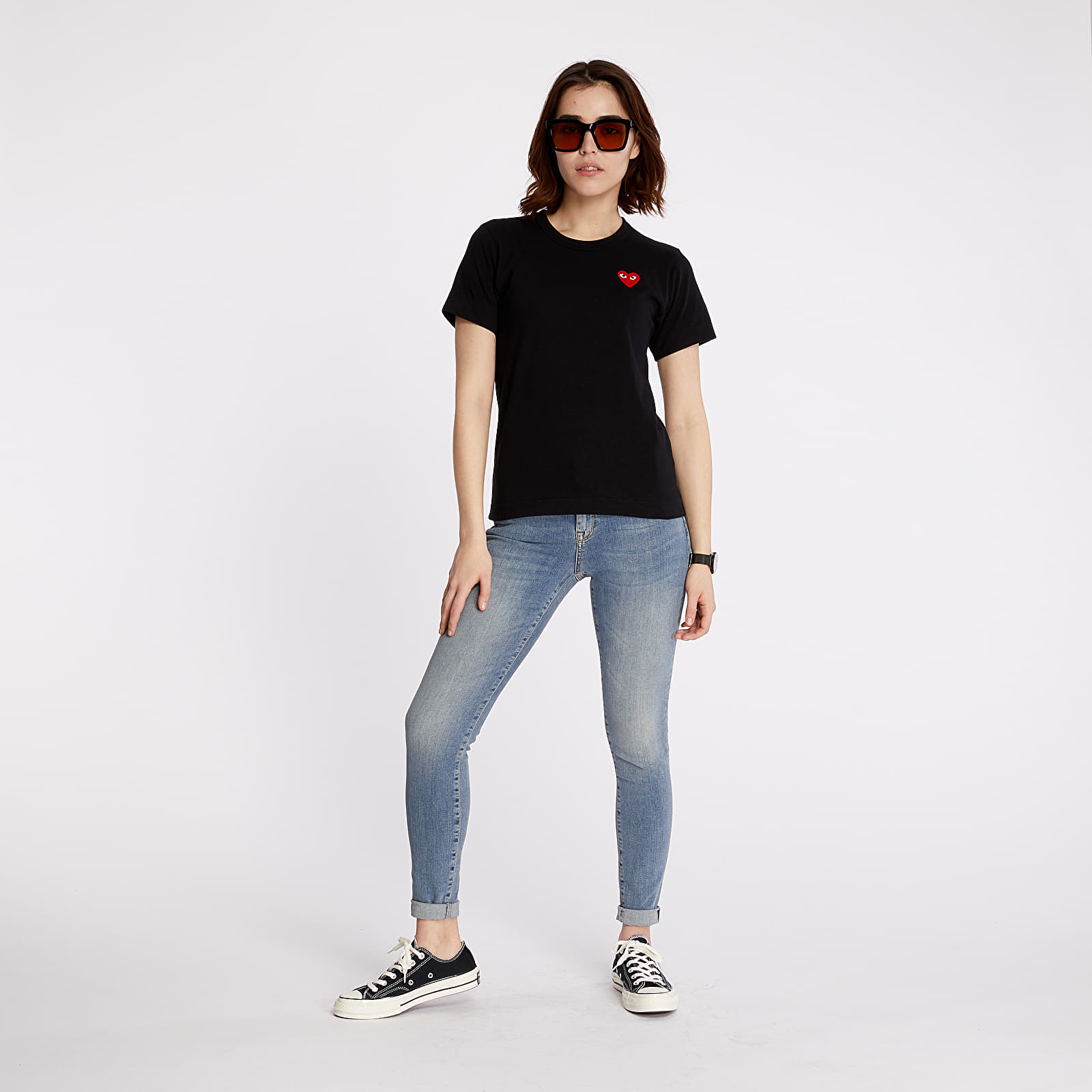 T-Shirts Comme des Garçons PLAY Tee Black