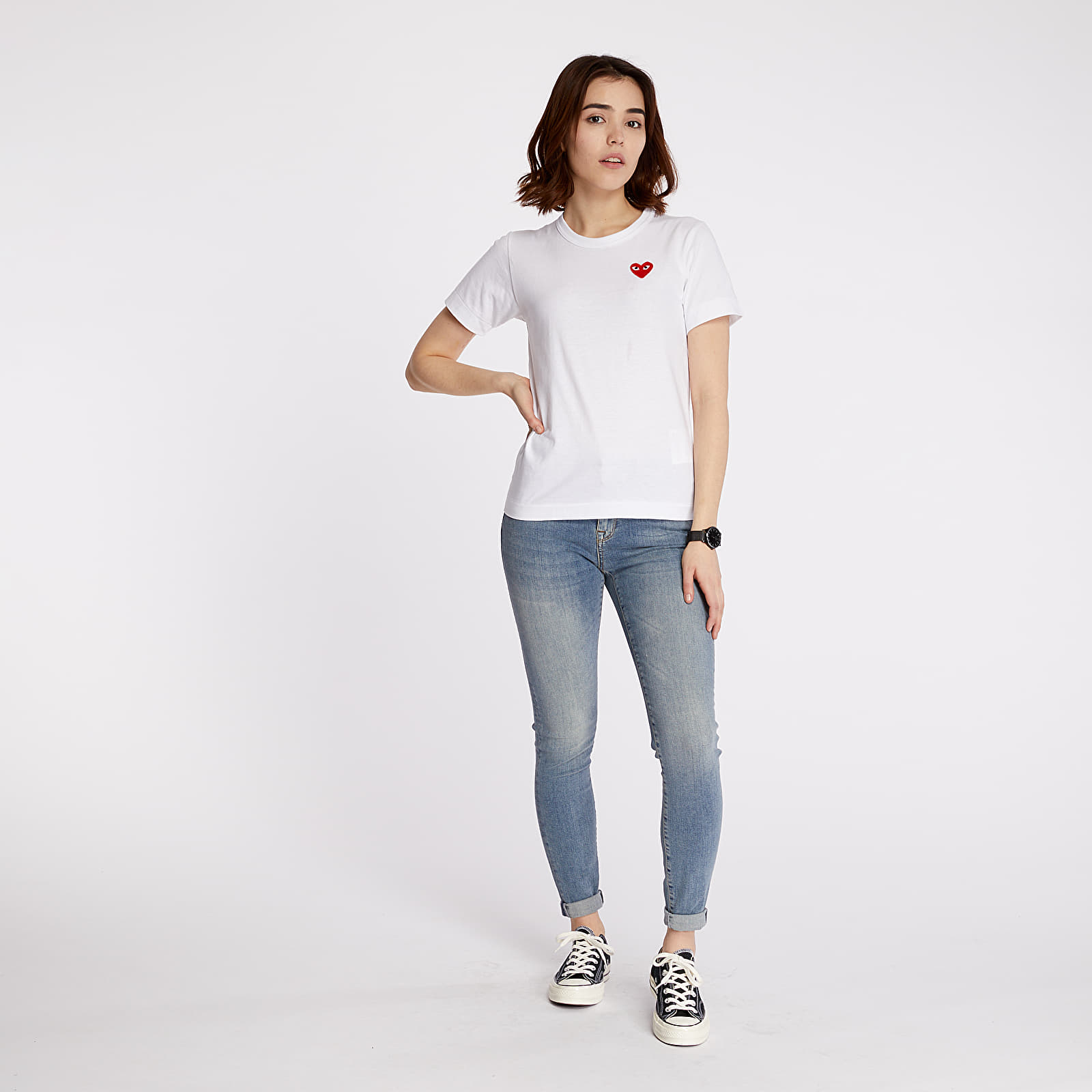 T-shirts Comme des Garçons PLAY Tee White