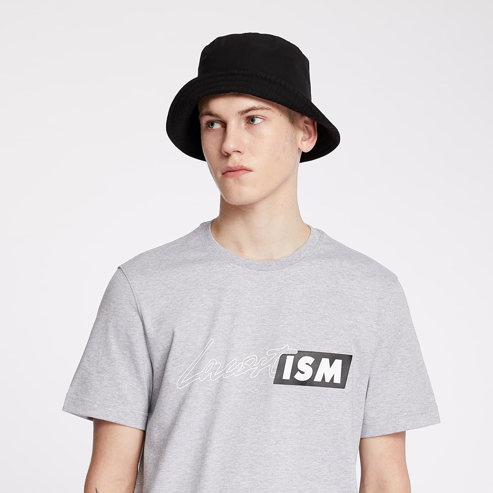 T-shirts LACOSTE LIVE Lacostism Print Tee Grey